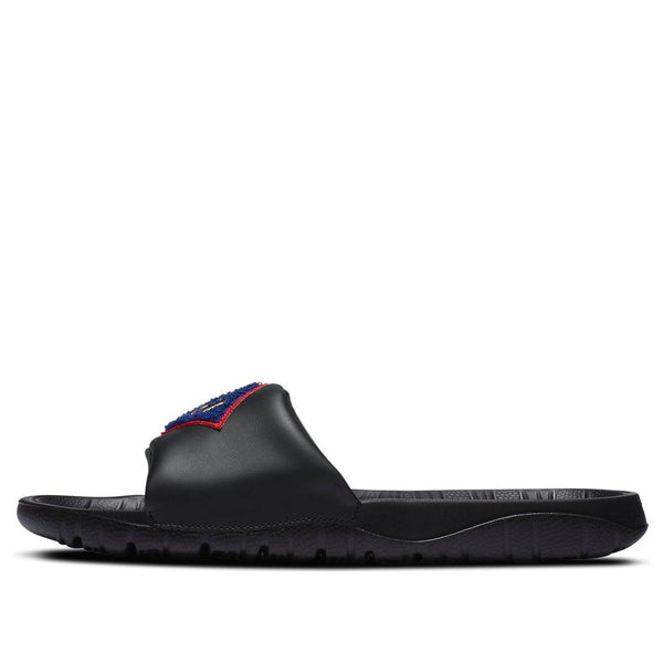 

Тапочки break se minimalistic black slippers Air Jordan, черный