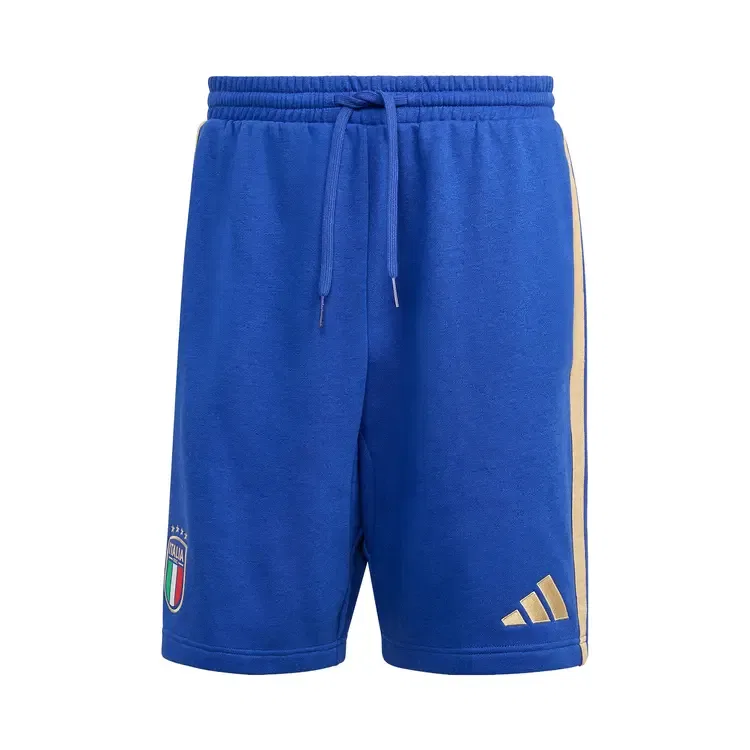Флисовые шорты Adidas Italy DNA, синий
