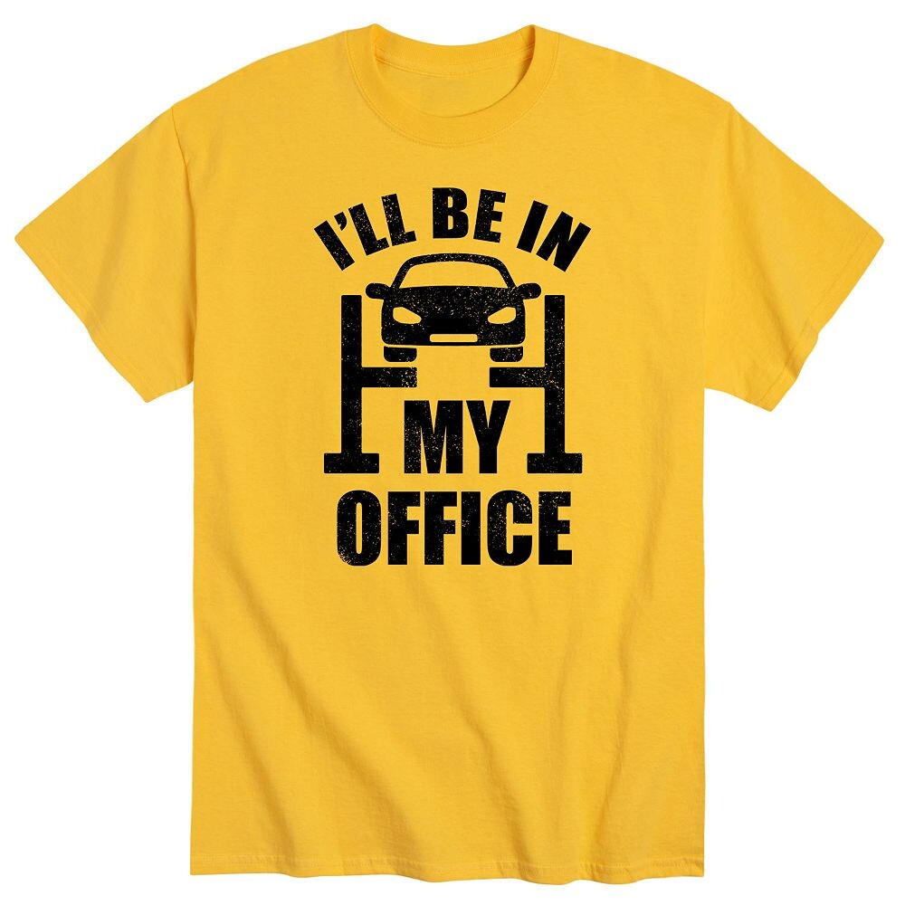 

Мужская футболка Ill Be In My Office Licensed Character, желтый