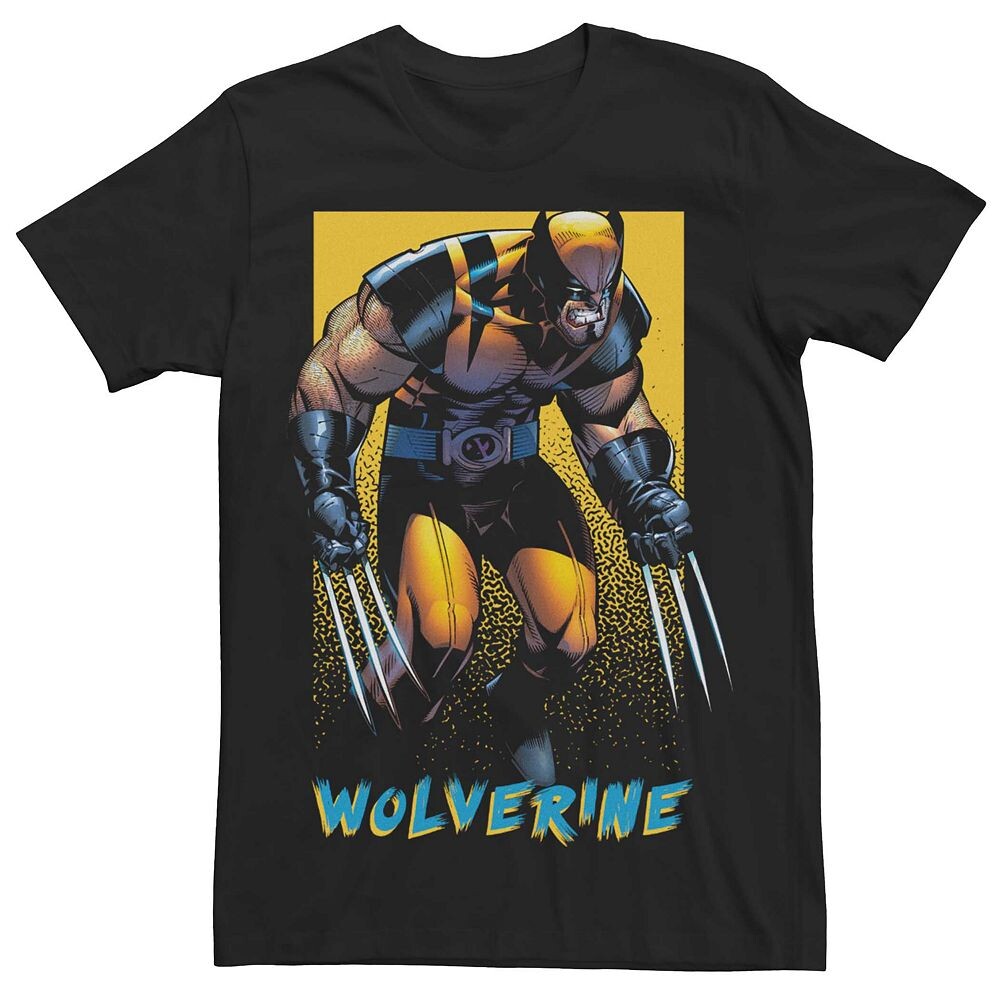 

Мужская футболка с плакатом Marvel X-Men Wolverine Licensed Character, черный