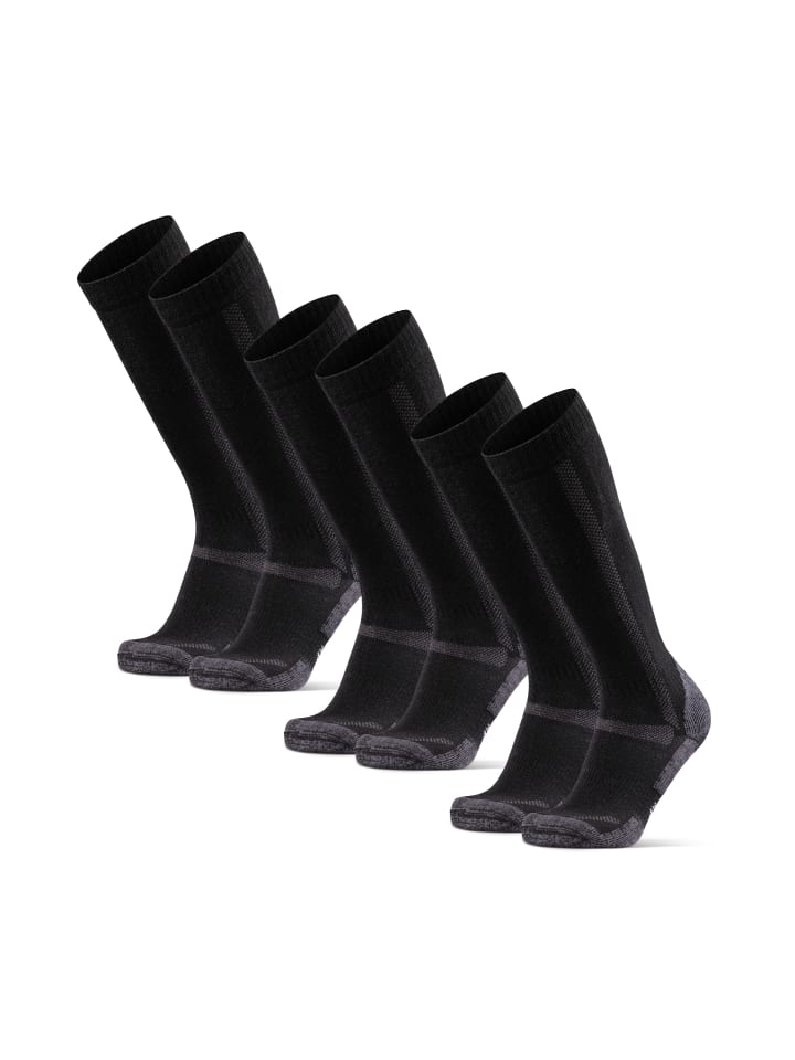 

DANISH ENDURANCE Походные носки из мериносовой шерсти до колена, черные