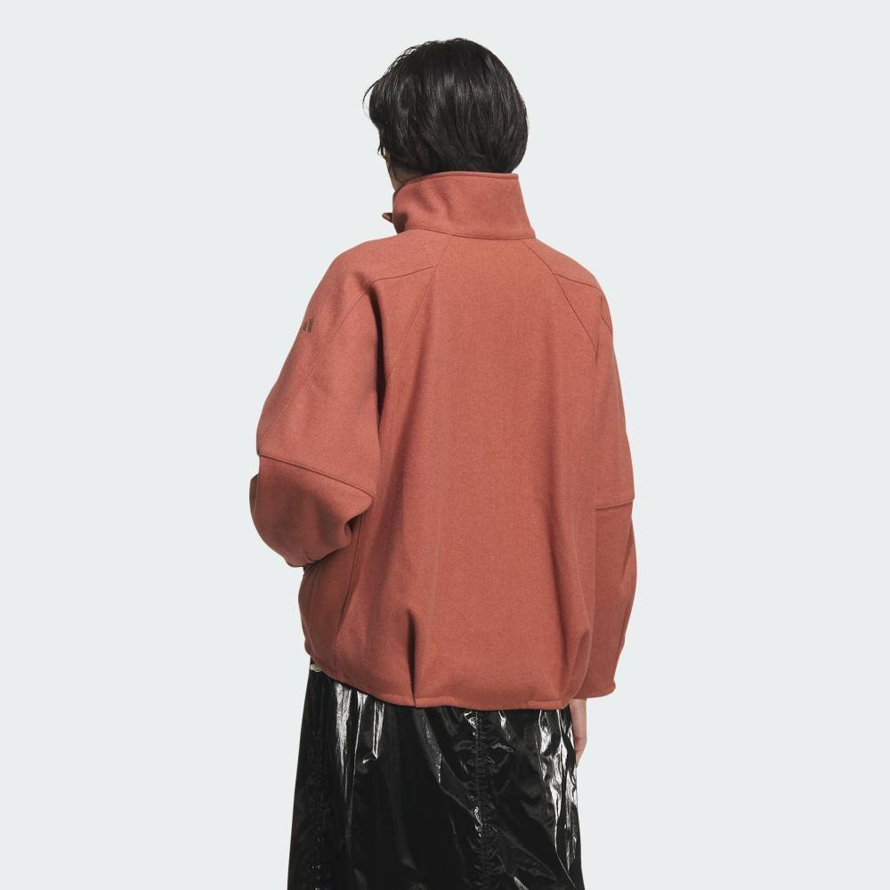 Куртка Luxflow All Days свободного кроя из тканого материала, имитирующего шерсть. Adidas, pink — фото 2