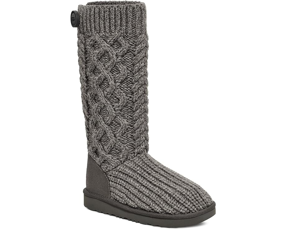 

Ботинки Ugg Classic Cardi Cabled Knit, серый