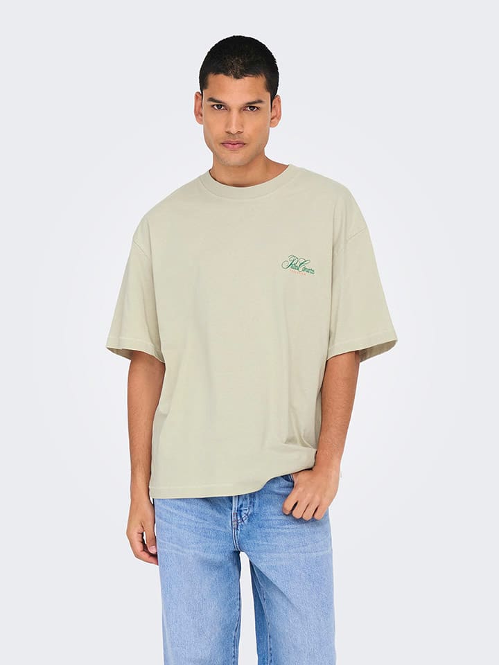 

Футболка ONLY & SONS, бежевый