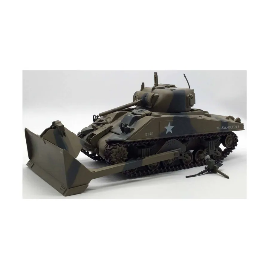 

Американский танк М-4 Шерман с бульдозерным отвалом №1, WWII - Loose Miniatures (1:32)