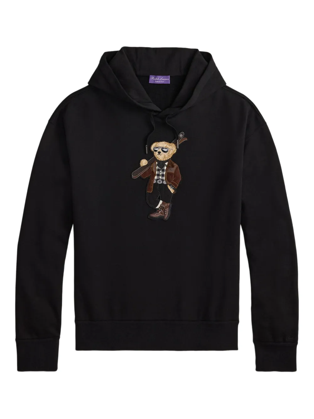 

Худи с вышивкой Teddy Bear Ralph Lauren Purple Label, черный