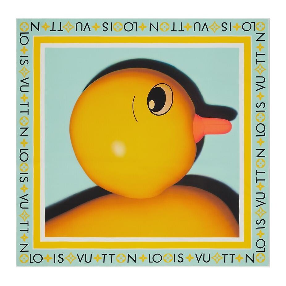 

Шарф женский Louis Vuitton x Sun Yitian Animogram Duck, зеленый