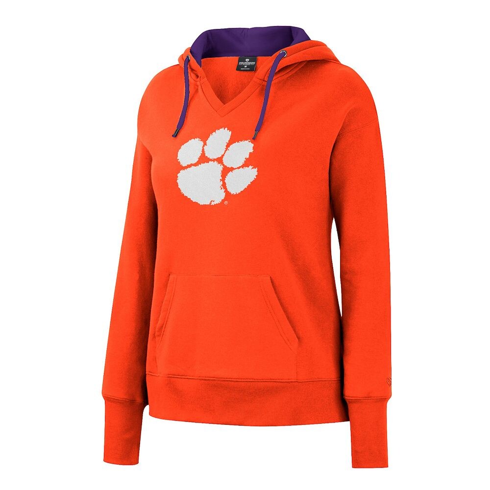

Женский пуловер с капюшоном Clemson Tigers NCAA, цвет Clm Orange