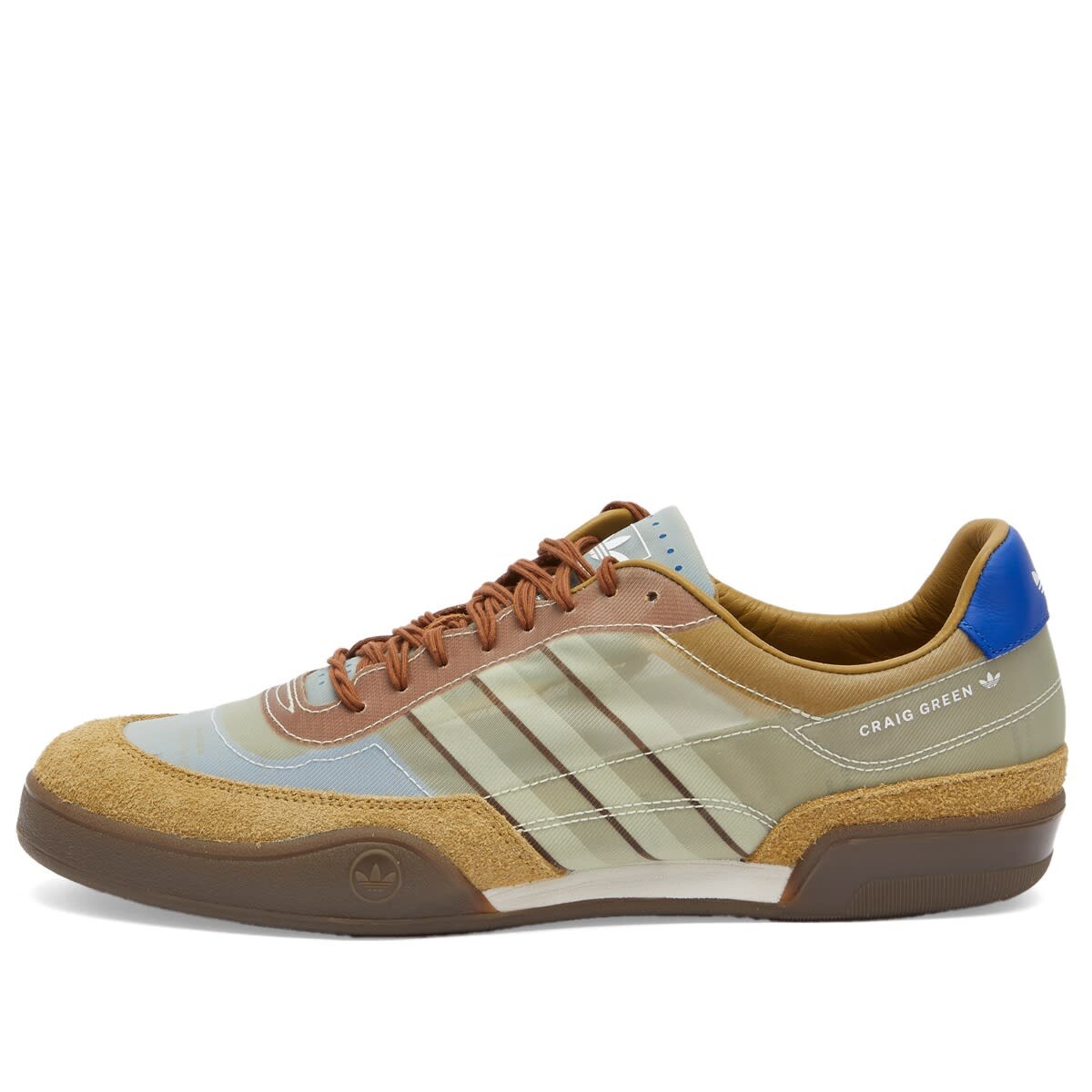 

Кроссовки Adidas X Craig Green Squash Polta Akh, цвет Dark Brown, Core Black & Blue