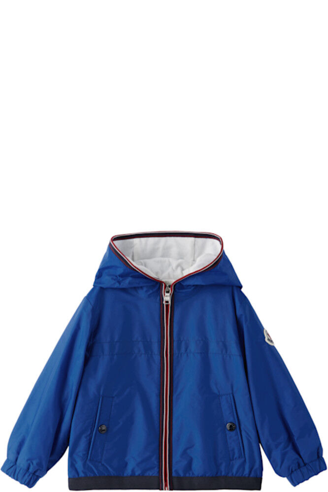 

Куртка-дождевик с капюшоном «Anton» цвета «голубой» Moncler Enfant