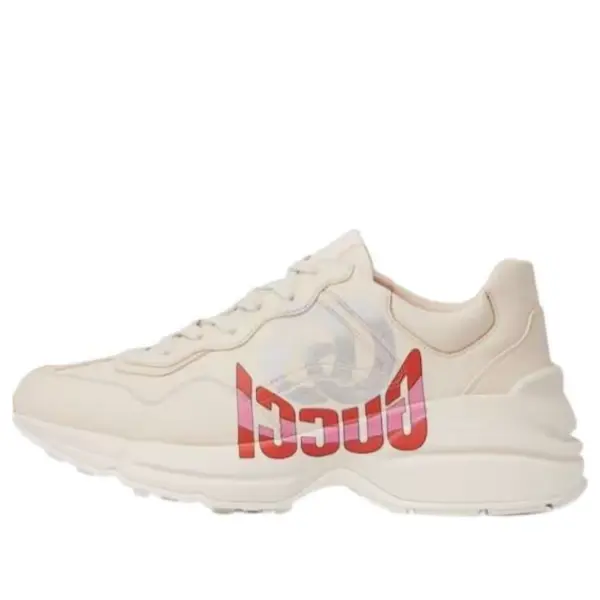 Кроссовки rhyton 'ivory red' Gucci, белый