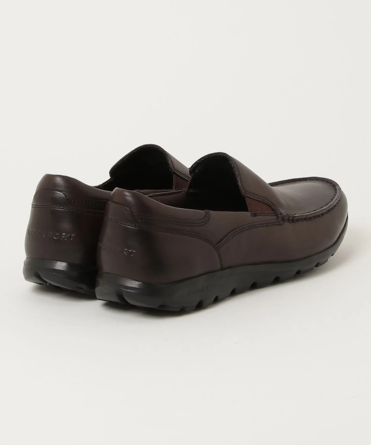 Мужские туфли-лоферы ROCKPORT Truwalkzero II тёмно-коричневые — фото 3