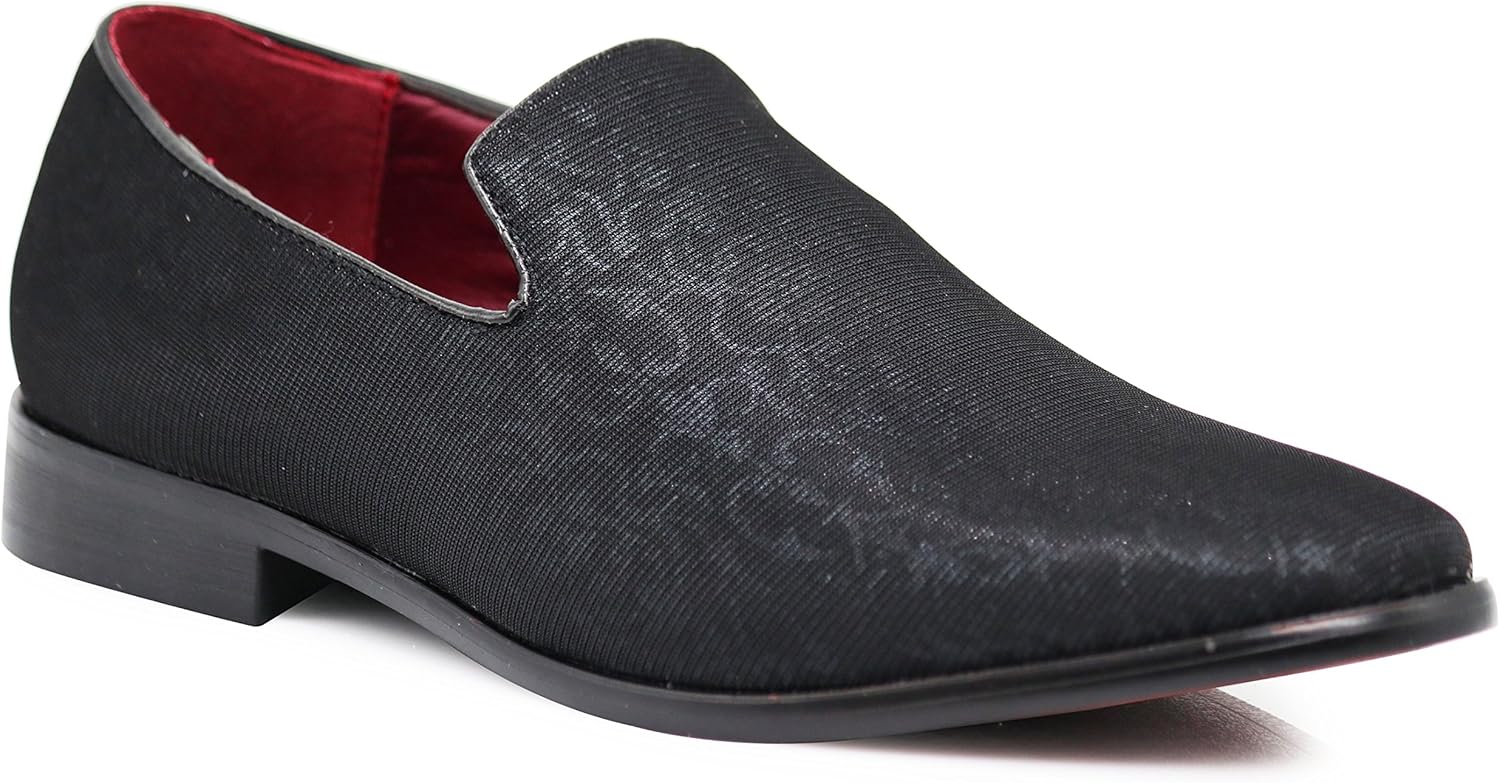 

Мужские винтажные сатиновые шелковистые лоферы ARK1 с цветочным узором, для вечернего наряда, дизайнерская модель Enzo Romeo, черный