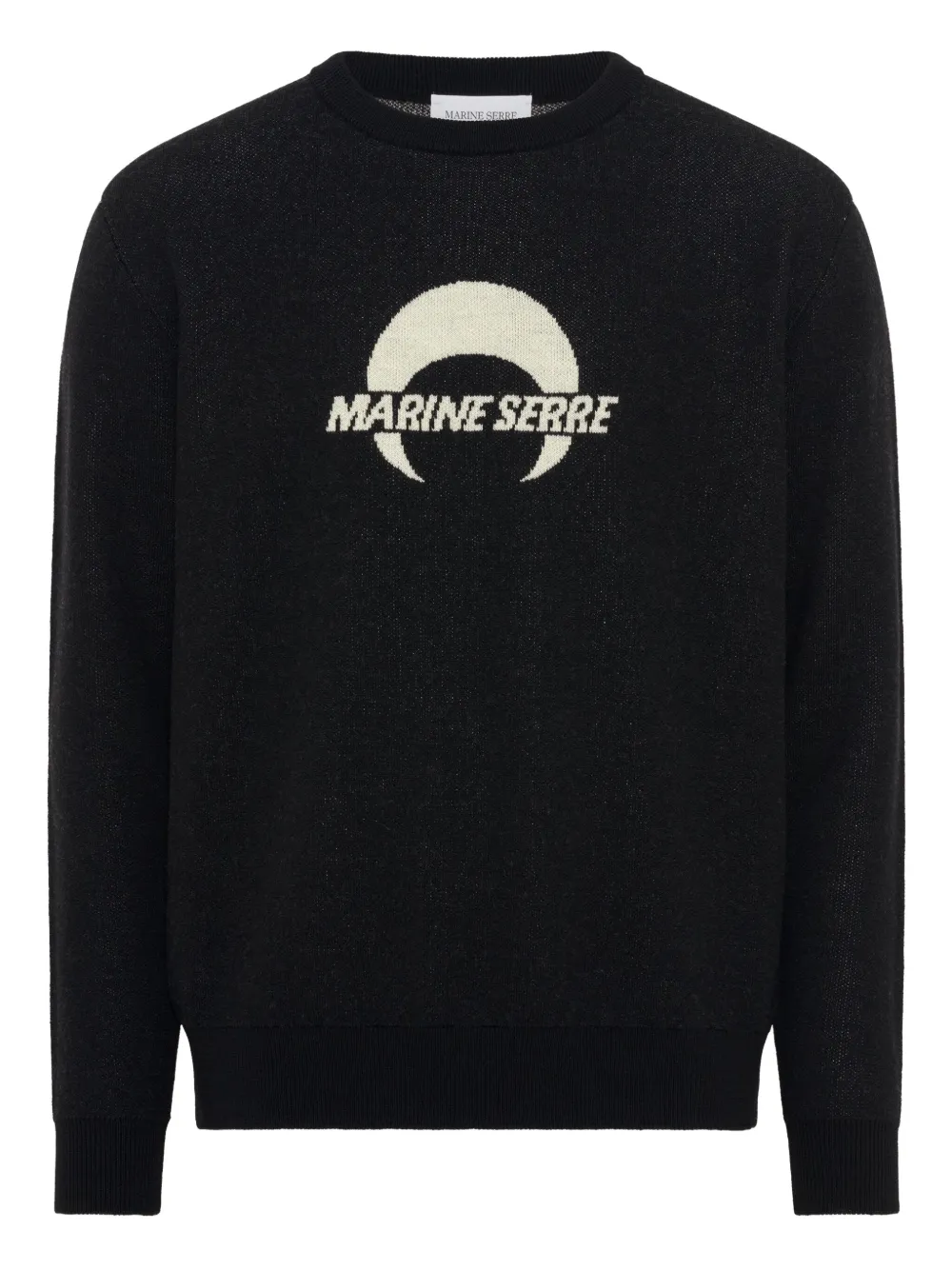 

Свитер из мериносовой шерсти Marine Serre, черный