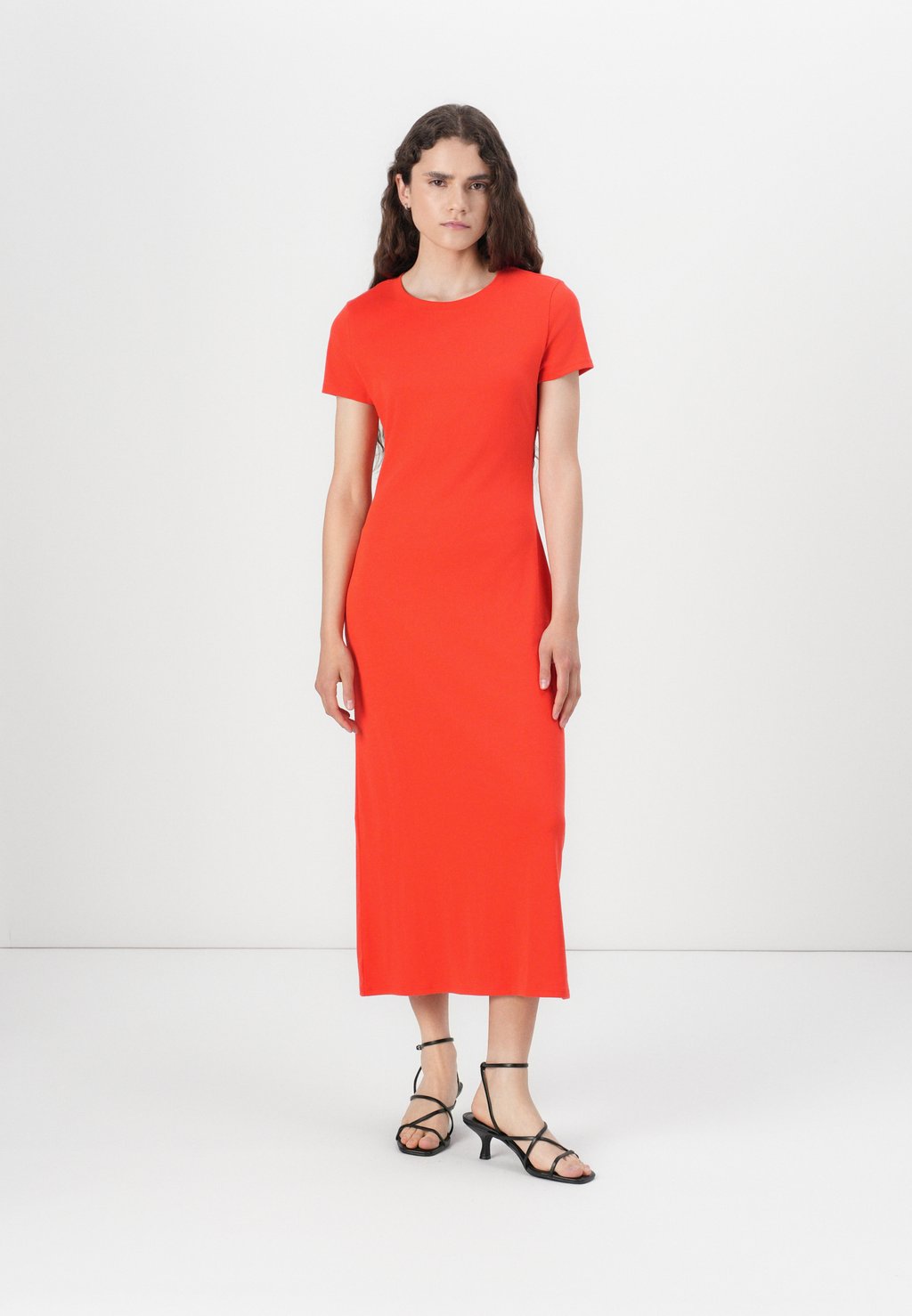

Платье из джерси BACK CUTOUT MIDI DRESS GAP, красный