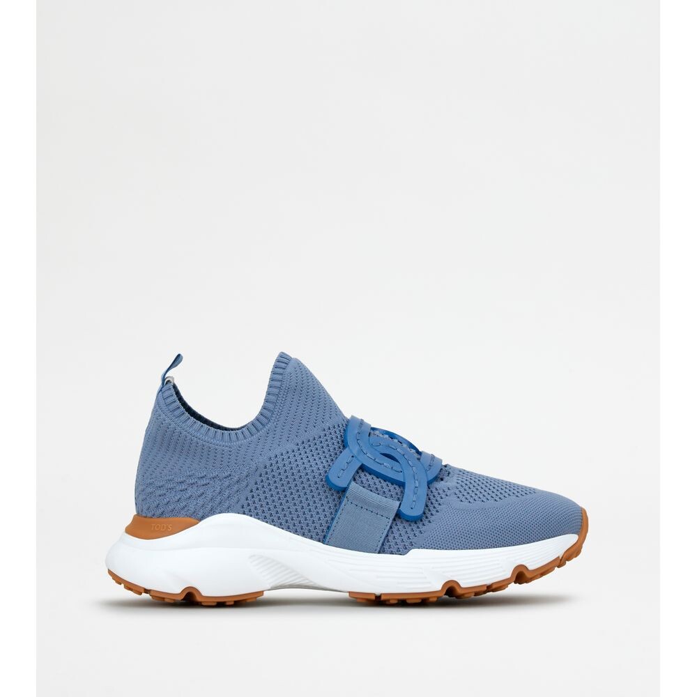 

Кроссовки Kate из технической ткани TOD's, цвет Light Blue