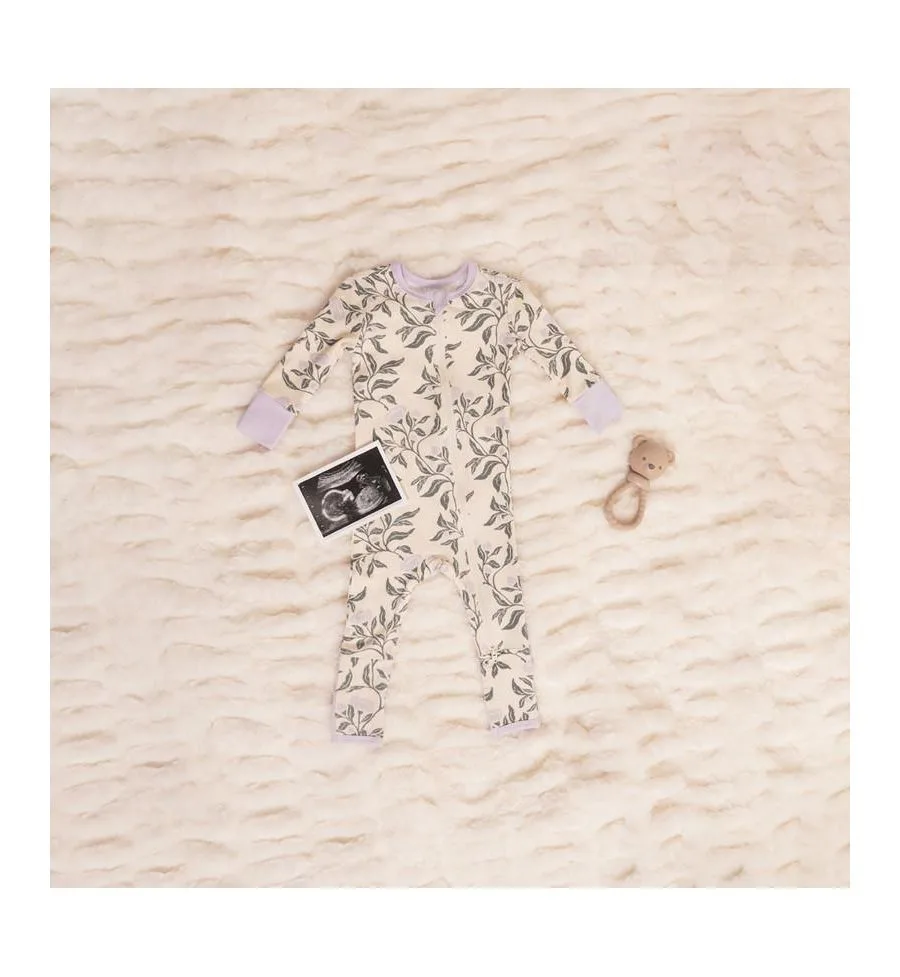 Baby Grey By Everly Grey Детский серый комбинезон-трансформер для девочек от Everly Grey с длинными рукавами — фото 3