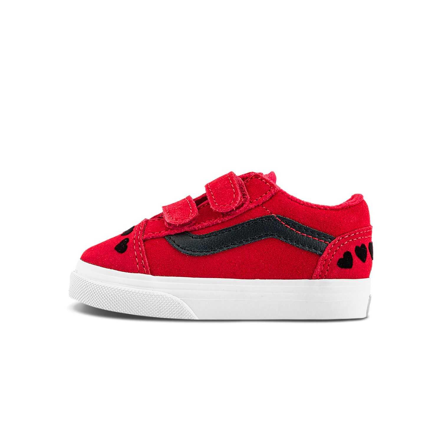 

Vans Old Skool Low top детские туфли красные для младенцев и малышей