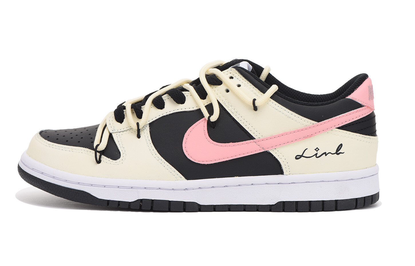 

Кроссовки Nike Dunk Skateboard Shoes Women's Low-Top Black Pink