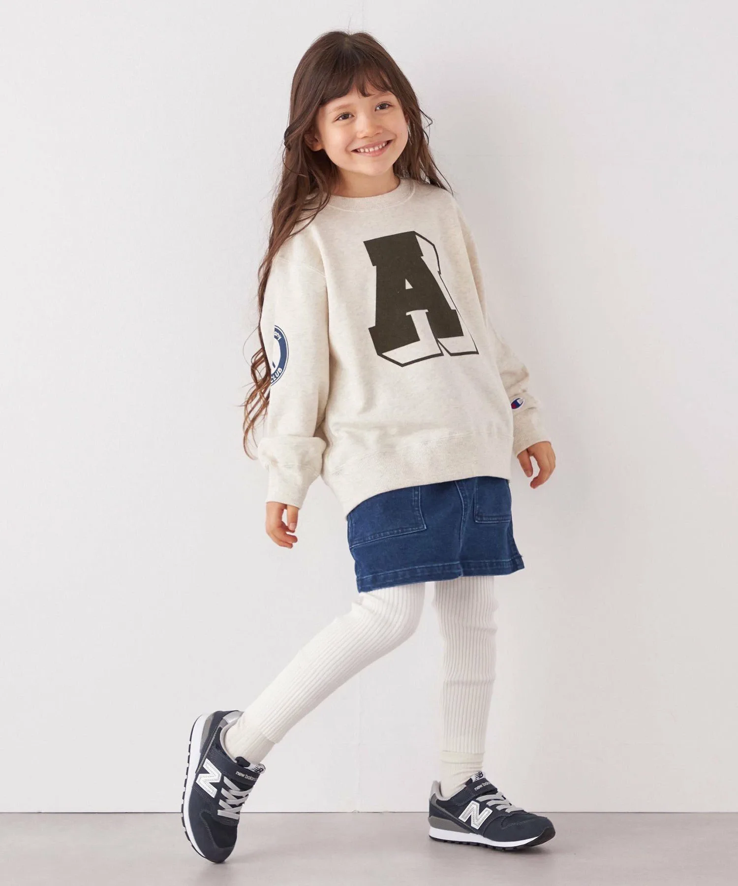 Толстовка Champion: Tennis Club с круглым вырезом (детская) SHIPS any, Natural — фото 4