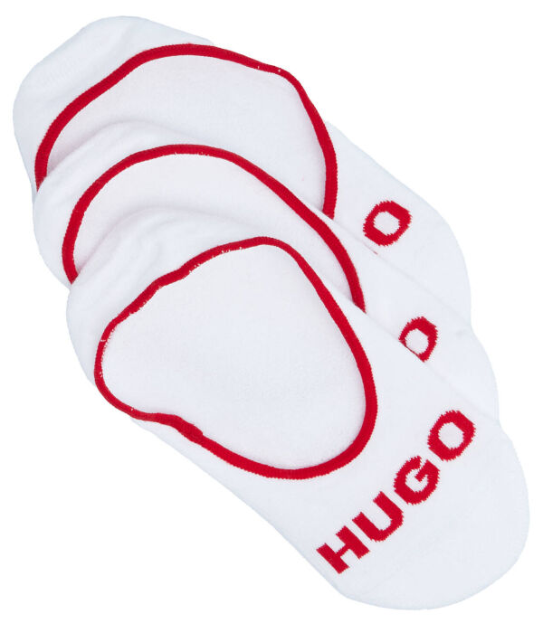 

Носки мужские Hugo Bodywear короткие с логотипом бренда 3 шт, белый