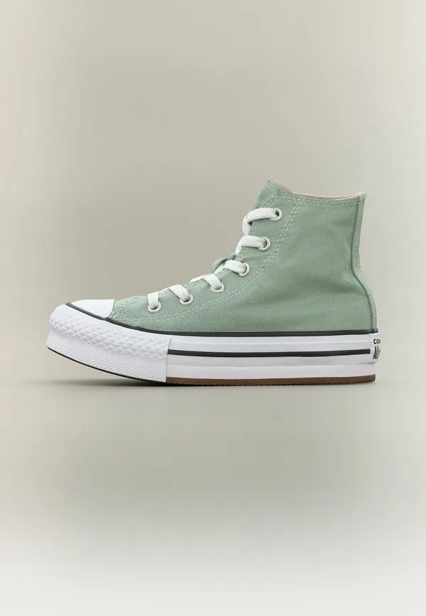 Кроссовки chuck taylor all star lift platform Converse, Thyme Again/White/Natural Ivory