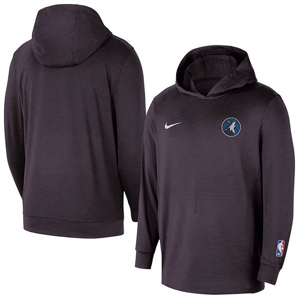 Мужская черная худи Minnesota Timberwolves Authentic Practice Yoga Restore Dri-FIT Nike — фото 2