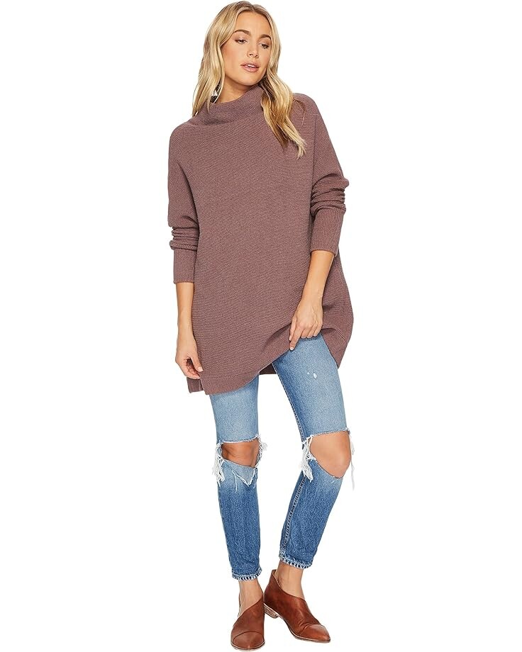 

Свитер Free People Ottoman Slouchy Tunic, цвет Taupe