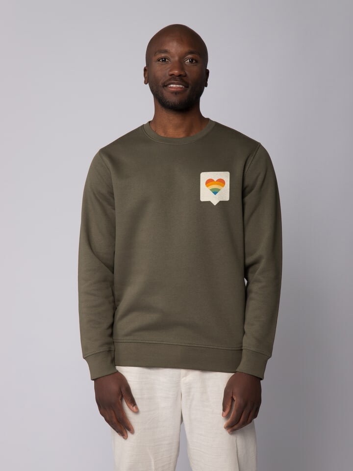 

Толстовка wat Apparel Von Herzen, хаки