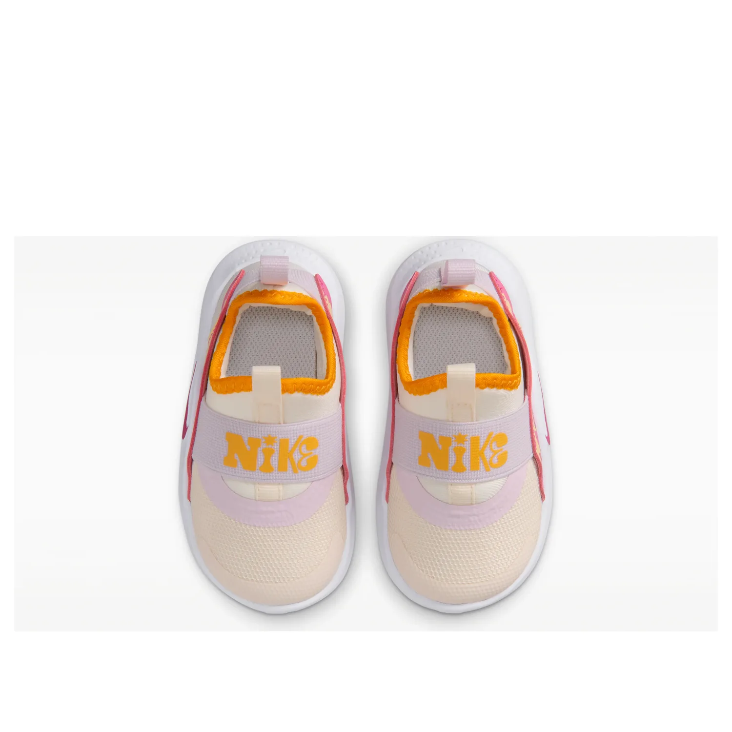 Кроссовки (TD) Nike Flex Runner 4 SE 'Chalk Sundial Tangerine', бежевый — фото 4