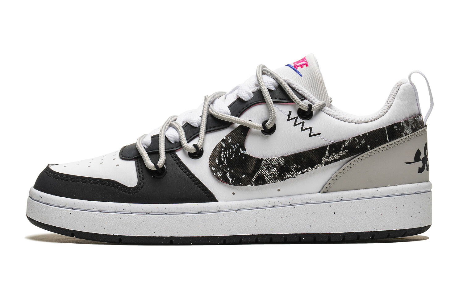 

Кроссовки Nike Court Borough Skateboarding Shoes Women's Low-top Khaki, светло-серый