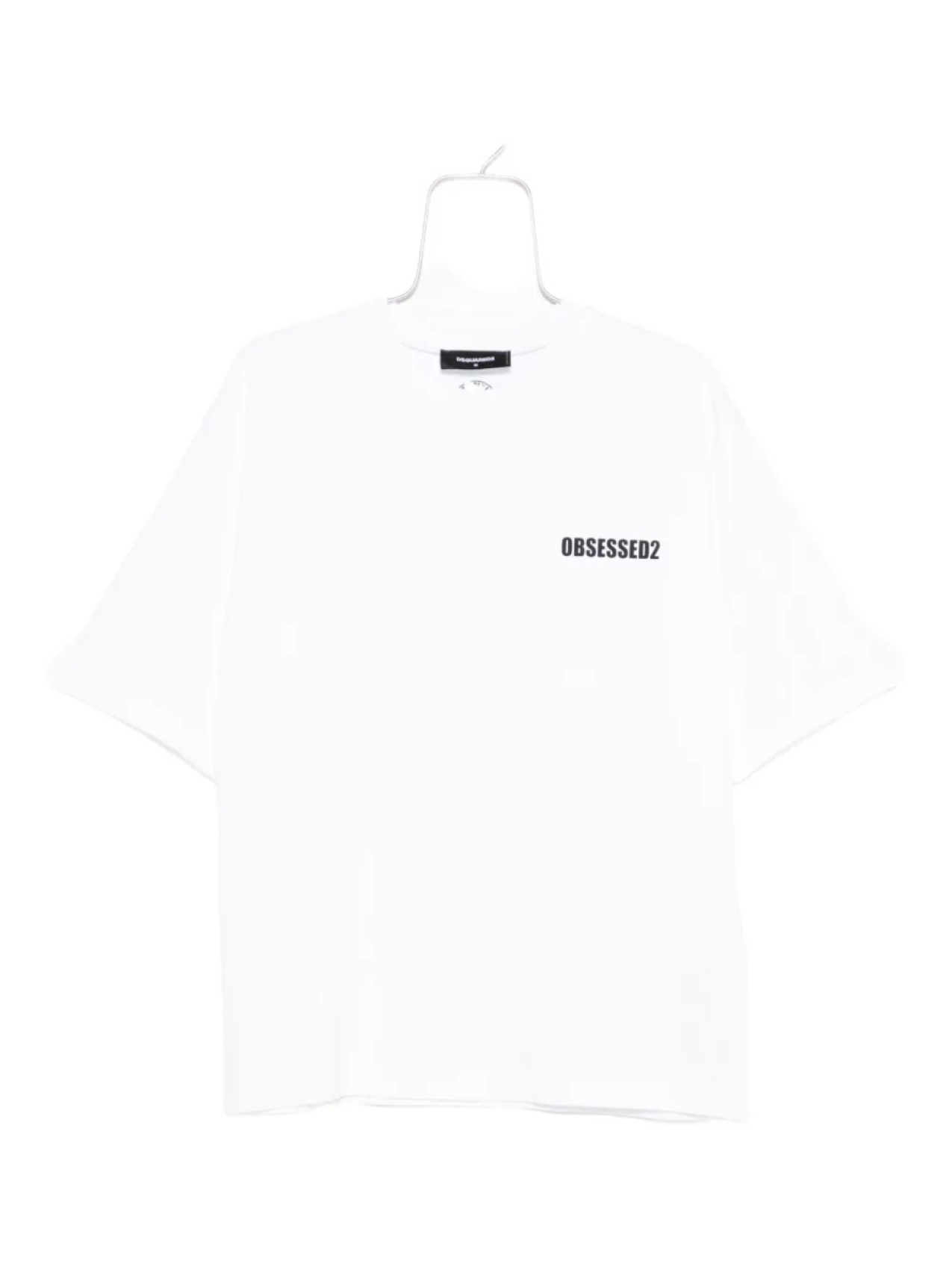 

Футболка из хлопка с логотипом DSQUARED2, белый