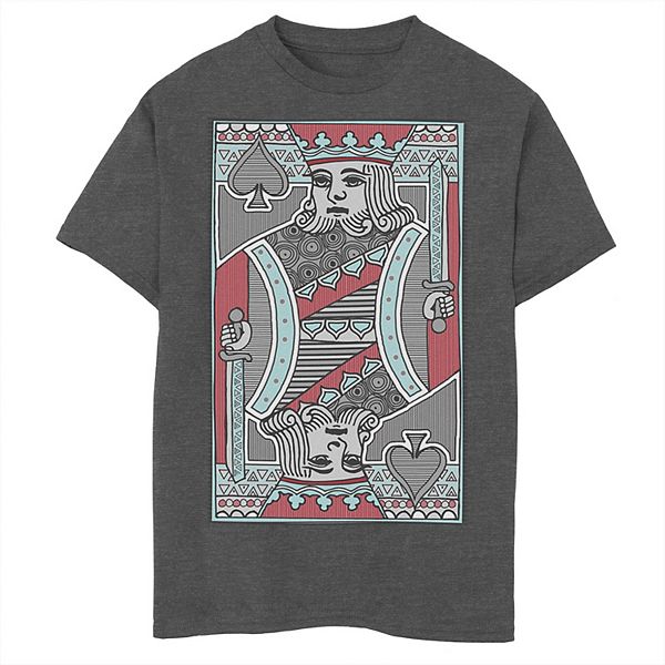 

Футболка с принтом King Me Playing Card для мальчиков 8-20 Licensed Character