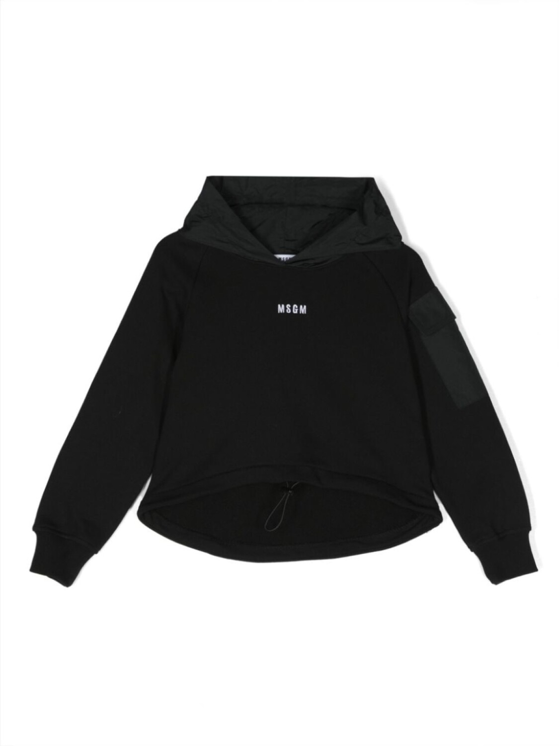 

MSGM Kids худи с кулиской, черный