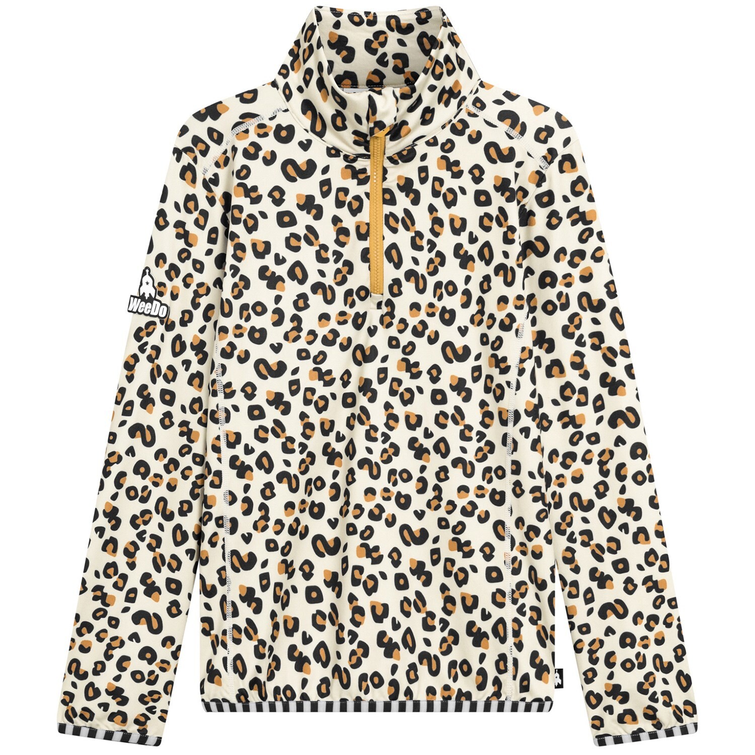 

Топ WeeDo funwear CHEETAHDO Leoprint Baselayer, цвет Golden Brown/Black