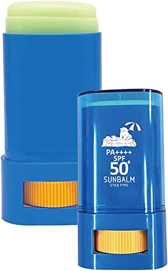 Солнцезащитный стик SPF50+ PA++++ Today's Cosme Fresh UV Sunbalm 15g Green Apple