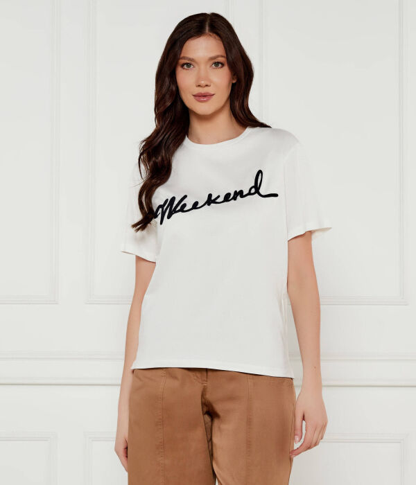 

Футболка Ольга Straight fit Weekend Max Mara, белый