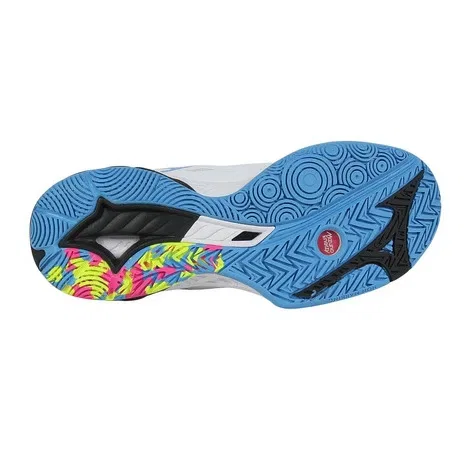 Унисекс кроссовки для бадминтона «Wave Fang 2 Fit» от Mizuno, White X Blue — фото 3