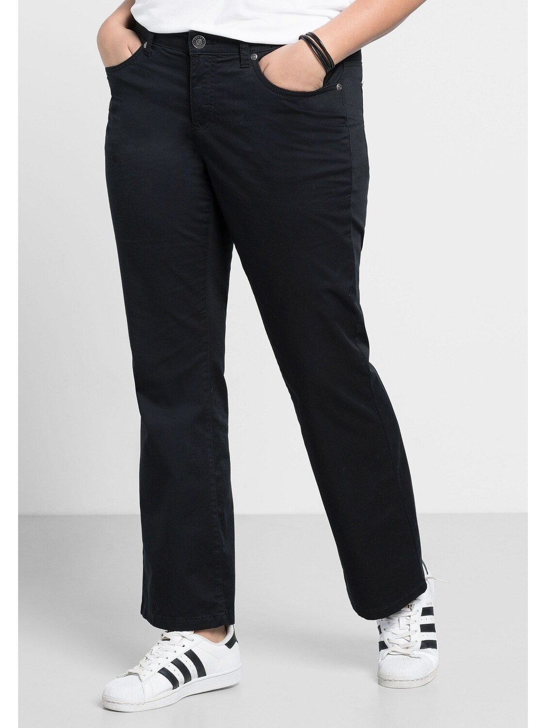 

Брюки sheego Hose, черный