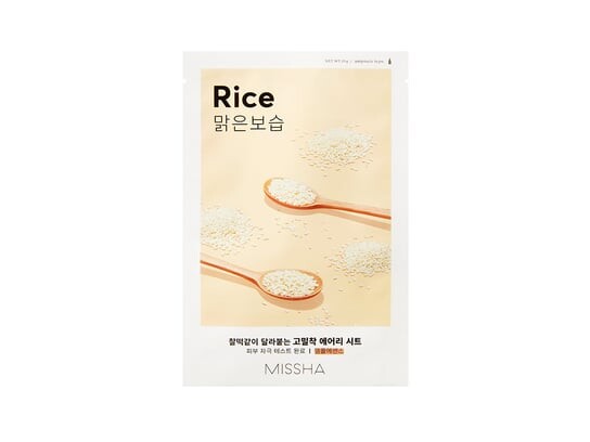 

Рис) - осветляющая маска Missha Airy Fit Sheet Mask (