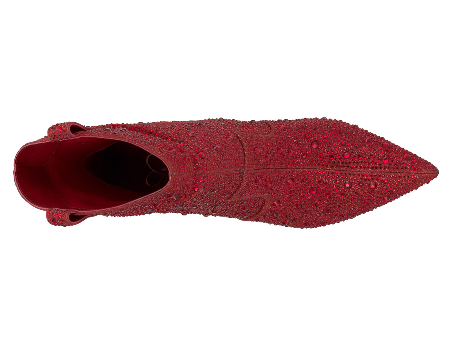 Ботинки Jessica Simpson Evgena Western Boot, Red Fabric — фото 4