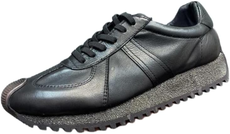 

Мужские кроссовки HoaloX однотонные на шнуровке - удобные повседневные кроссовки для активного отдыха на улице, черный