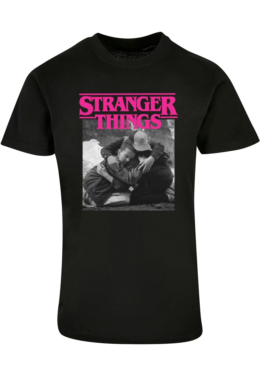 

Классическая футболка ABSOLUTE CULT Shirt Stranger Things - Square Photo, черный