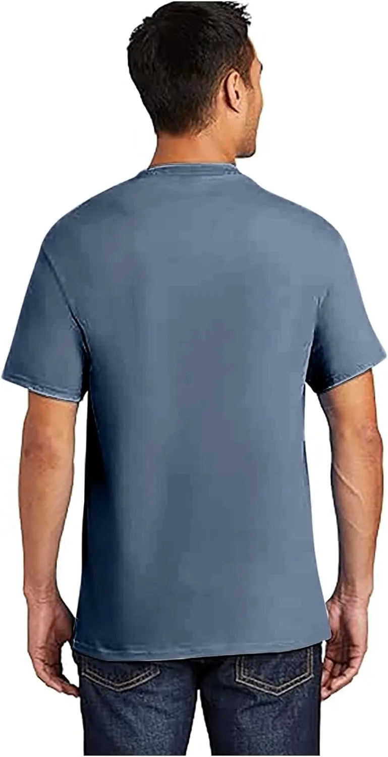 Футболка мужская cotton short sleeve crew neck basic tee — фото 3