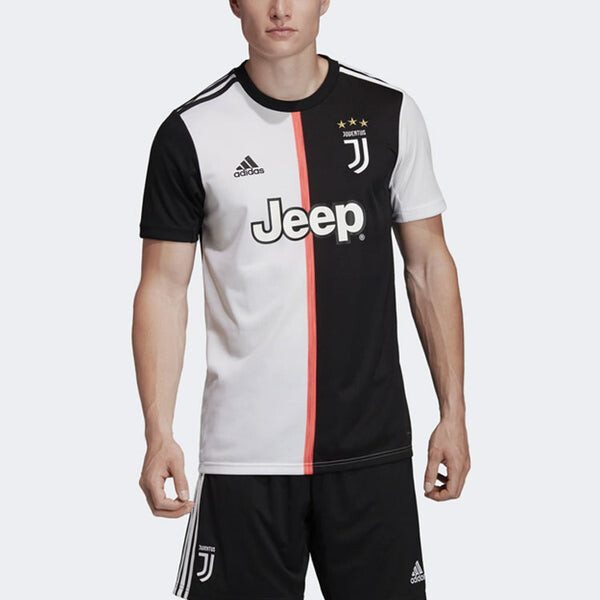Футболка adidas Juve H Jsy Juventus Home Sports Soccer/Football tournament Jersey Short Sleeve Colorblock, цвет colorblock — фото 4
