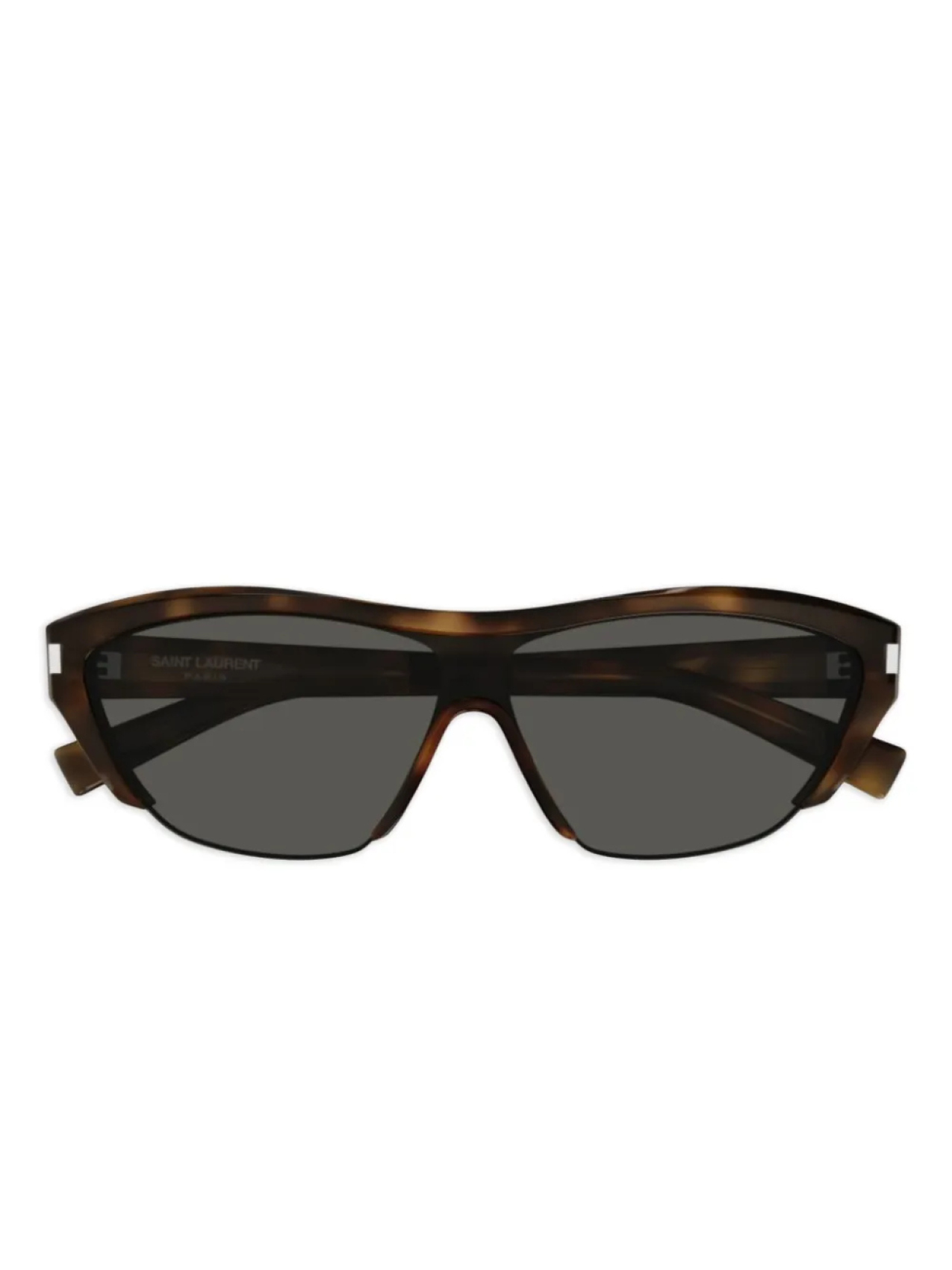 

Солнцезащитные очки с логотипом Saint Laurent Eyewear, коричневый