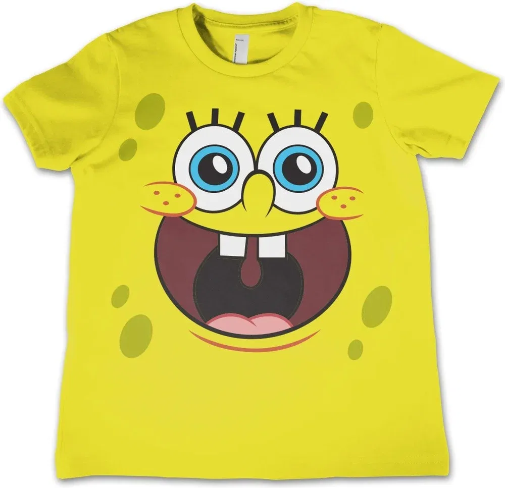 Футболка с принтом SpongeBob, желтый