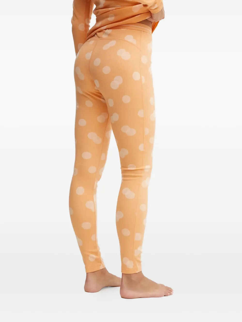 

Леггинсы в горошек Icebreaker, оранжевый