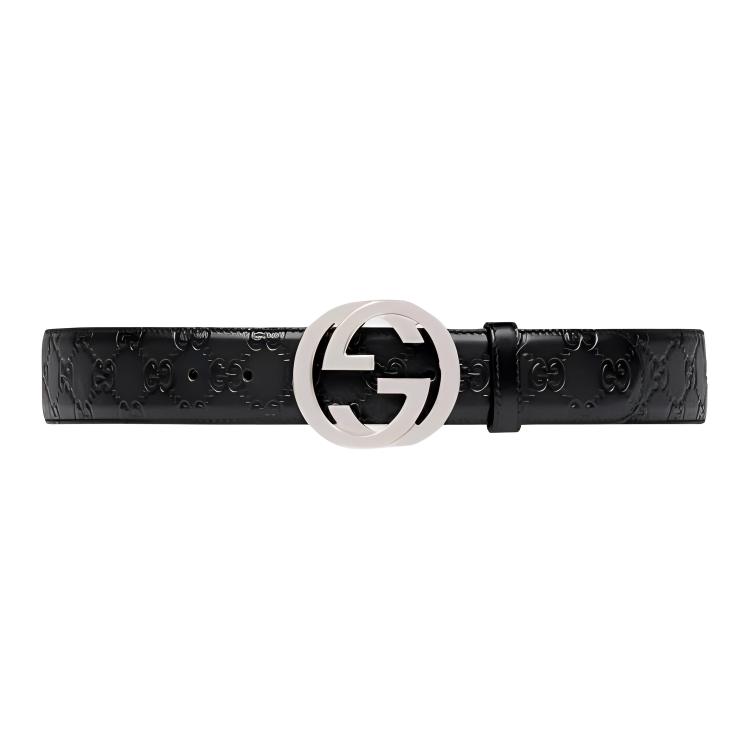 

Ремень с пряжкой в виде переплетенной буквы G GUCCI