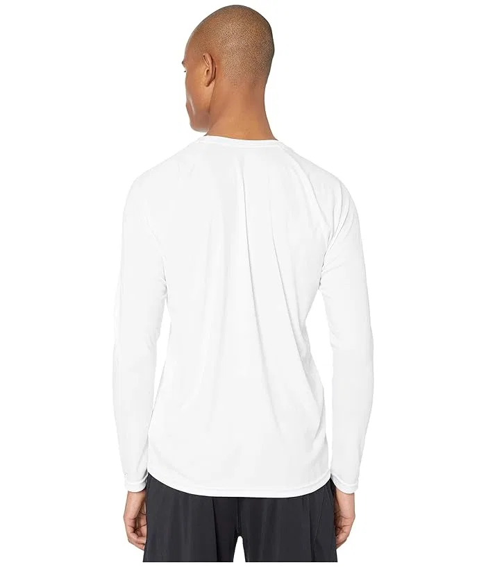Плавательная футболка Nike Essential Long Sleeve Hydroguard, White — фото 3